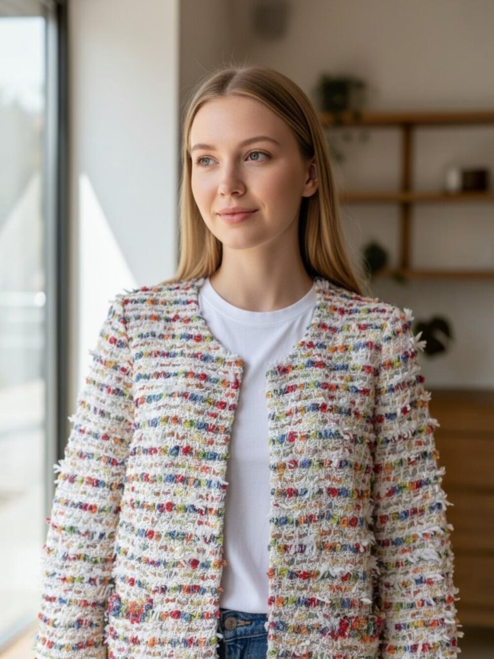 Coohem Japan Tweed Jacket Yonetomi Women's 36/US XS - S